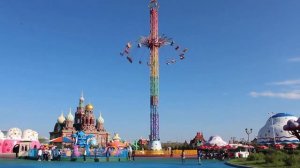 Маньчжурия. Аттракционы в Парке Матрешек.