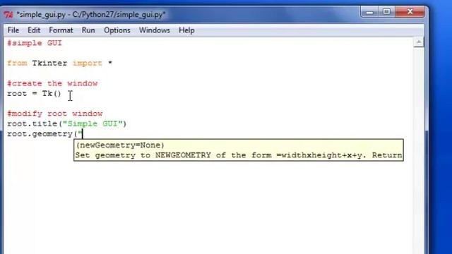 Basic Python Tutorial 34 Creating a Graphical User Interface GUI Copy смотреть онлайн