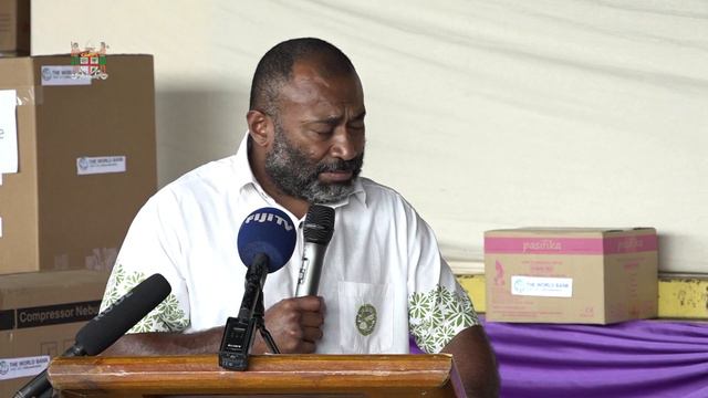 Fijian Minister For Health, Dr. Ifereimi Waqainabete Receives World Bank Group Medical Supplies