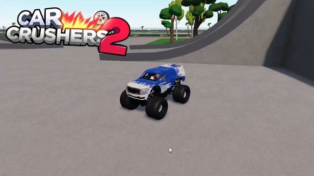 Recreating Monster Truck Stunts in Car Crushers 2 (Roblox) смотреть онлайн