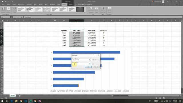 Gantt Chart In Excel For Beginners | How To Make A Gantt Char In Excel Tutorial смотреть онлайн