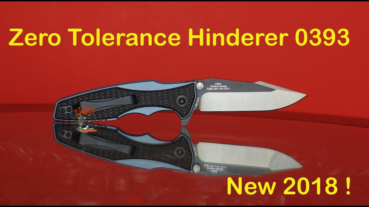 Zero Tolerance Hinderer 0393 Новинка 2018