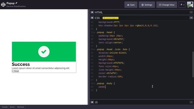 Create Animated Popup Box using HTML, CSS & JavaScript смотреть онлайн