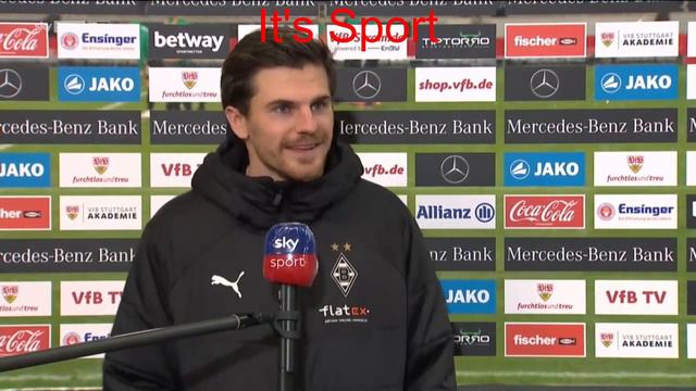 Bundesliga Interview: Jonas Hofmann sauer nach Last-Minute Elfmeter für Stuttgart смотреть онлайн