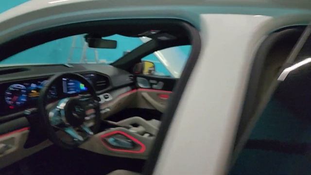 Подсветка спинок сидений и панорамы потолка Mercedes-Benz GLE, GLS, X167, W167 смотреть онлайн