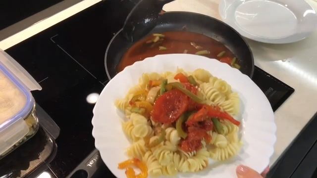 Макароны с Овощами . Как приготовить макароны с замороженными овощами смотреть онлайн