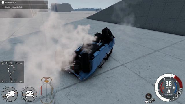 BeamNG drive [Collect Mountain fail #1, upside down burnout/engine fail] смотреть онлайн