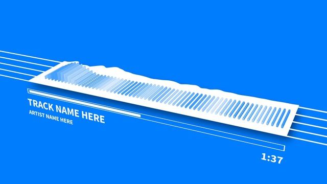 Audio Spectrum Visualizer Template #8 | After Effects | Reactive Music | Music Waveform | 4K | FREE смотреть онлайн