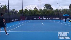 Carlos Alcaraz & Andrey Rublev Court Level Practice 2021 (4k 60FPS)