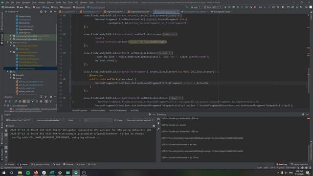Navegación entre Fragmentos usando el NavGraph (Navigation Component) смотреть онлайн