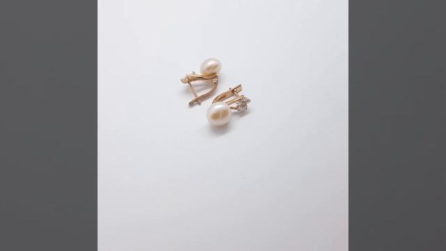 Серьги с натуральным жемчугом JEMERALD 10415-112-511 смотреть онлайн