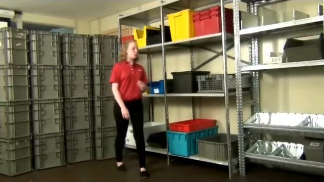 USED PLASTIC BINS: Storage, AkroBins, Polypropylene, Shelf, Corrugated, Stacking смотреть онлайн