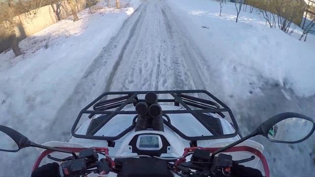 Катаем на квадре BaltMotors jumbo 700 max смотреть онлайн