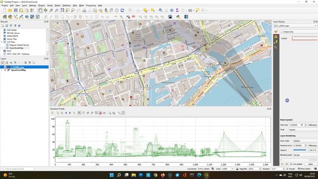 Exploring the New Elevation Profile Tool with Point Clouds in QGIS 3.26 смотреть онлайн