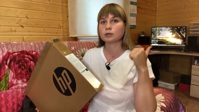 Ноутбук HP 17-ca3001ur, распаковка и первое включение смотреть онлайн