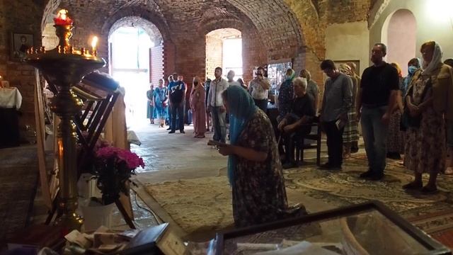Храм Вознесения Господня. Таруса. с. Вознесенье. Один день из жизни Храма, август 2021 г. смотреть онлайн