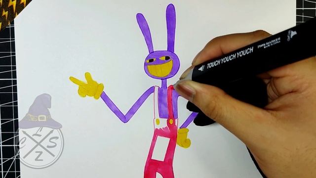 COMO DIBUJAR a JAX de THE AMAZING DIGITAL CIRCUS | drawing THE AMAZING DIGITAL CIRCUS смотреть онлайн