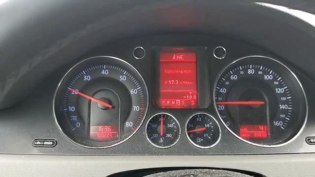Volkswagen Passat B6 2.0 FSi turbo USA - Расход топлива смотреть онлайн