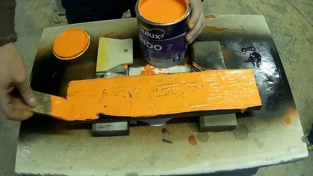 Окраска брашированной доски. смотреть онлайн