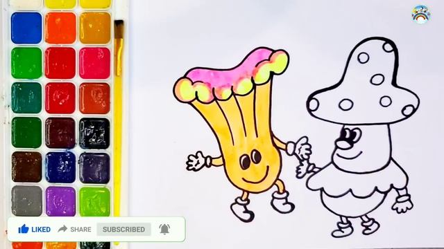 Drawing coloring book. Drawing lessons for children. Easy drawing.Малювання розмальовка. Уроки смотреть онлайн