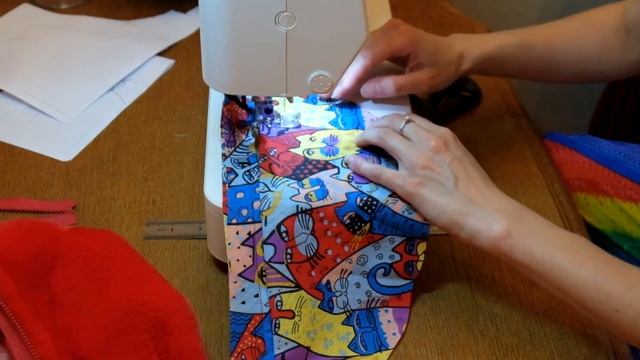 Сумка-банан из меха кролика, шьем дома на бытовой машинке. смотреть онлайн