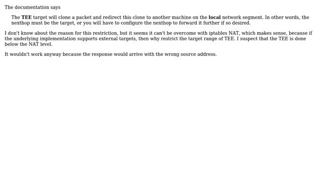 How can I duplicate incoming DNS packets and send them to a different nameserver with iptables? смотреть онлайн
