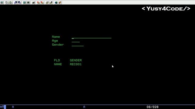 Radio Button in Display File & F4 Prompt using RTNCSRLOC смотреть онлайн