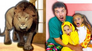 Лида устроила домашний зоопарк/ Видео для детей