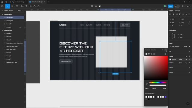 Figma Hero Header Section Design: Step-by-Step Tutorial смотреть онлайн