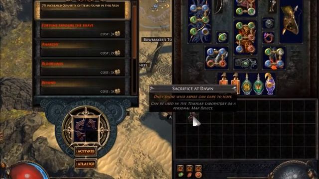 How to enter The Apex of Sacrifice [BOSS: Atziri] - Path of Exile PoE смотреть онлайн