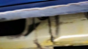 шевроле лачети частичная переварка порогов и покраска.