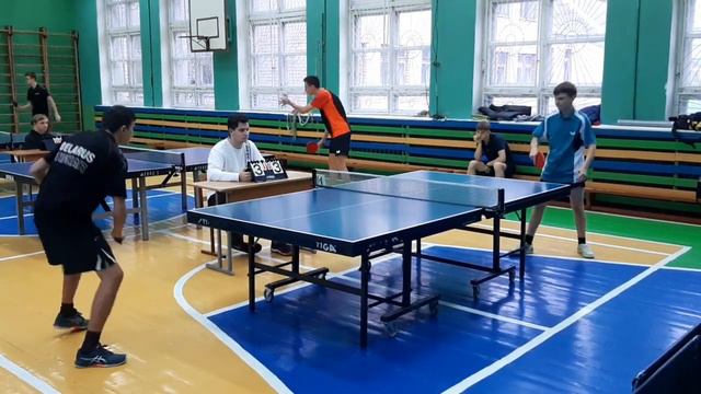 Копойко М 3:0 Рудаков И. Первенство города Витебска среди юношей 2002 г.р. и моложе. Tabletennis. смотреть онлайн