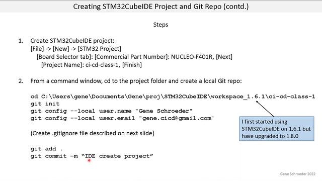 Embedded CI/CD with HIL Testing Lesson 2. Creating STM32CubeIDE Project and Git Repo смотреть онлайн