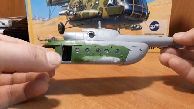 Сборка модели МИ-8Т (ZVEZDA) смотреть онлайн