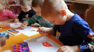 Рисование в средней группе «Божья коровка»