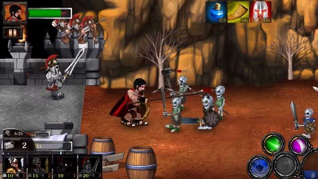 Spartans Vs Zombies Defense Gameplay Part 1 смотреть онлайн