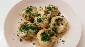 Быстрый пп-рецепт. Шампиньоны в микроволновке