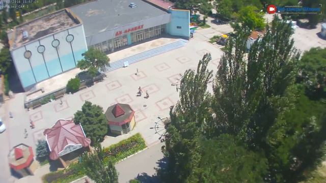 Центр Щёлкино, 08.07.2016 - time-lapse с камеры 3 смотреть онлайн