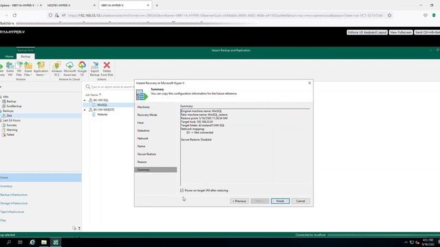 How to backup sql database to get the most complete data ( VEEAM BACKUP & REPLICATION ) смотреть онлайн