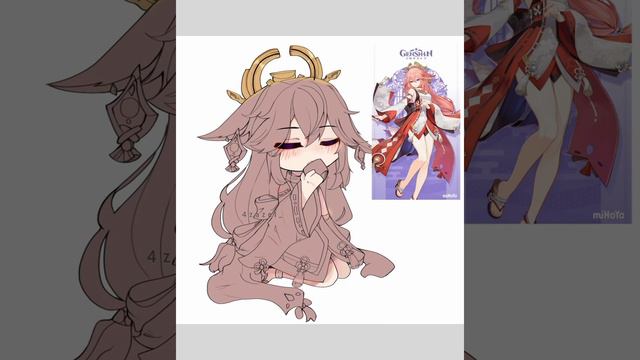 Yae Miko (Genshin Impact) Speedpaint - gacha #2 смотреть онлайн