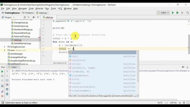 #49. தமிழில் | Solution to Robot movements | Python program смотреть онлайн