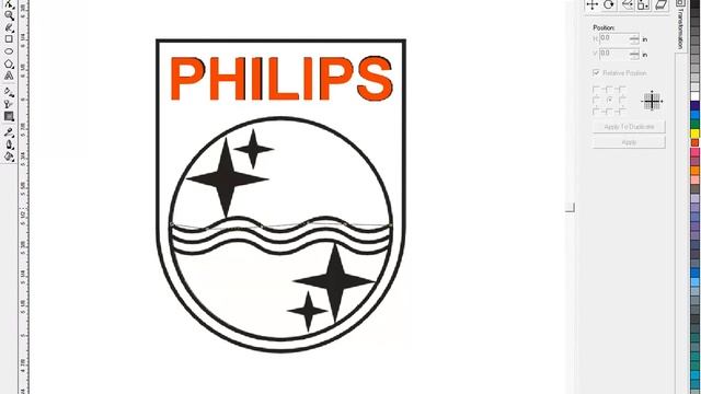 PHILIPS LOGO with coreldraw x6 9 x7 смотреть онлайн