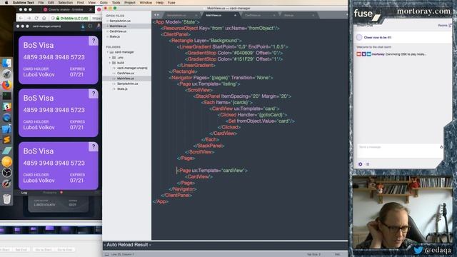 Mobile UI - Card Manager with Fuse смотреть онлайн