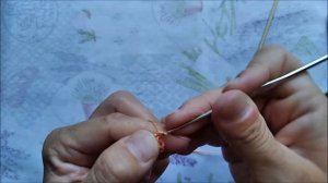 Брелок рыбка клоун крючком. Схема