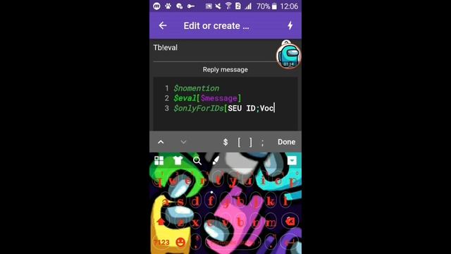 COMO FAZER O COMANDO DE EVAL NO DISCORD BOT DESIGNER! смотреть онлайн
