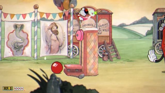 Cuphead Circus run'n'gun смотреть онлайн