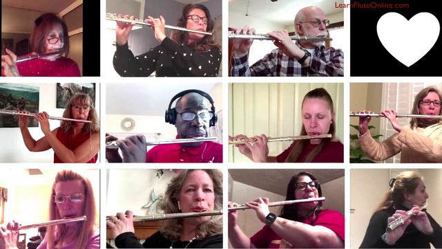 Plaisir d'Amour Flute Choir Can't Help Falling In Love LFO смотреть онлайн