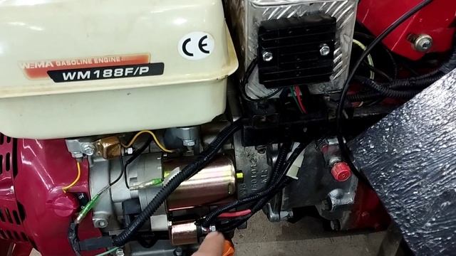 Электрика на мотоблок МТЗ с двигателем Weima 13 л.с Часть вторая смотреть онлайн