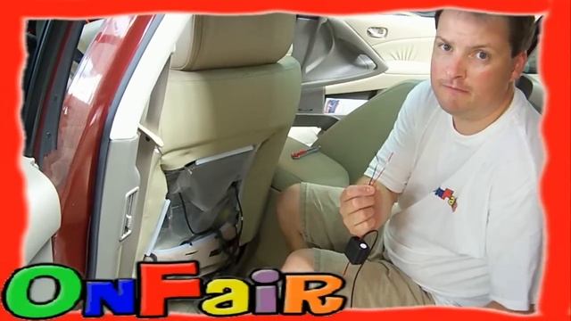 How to Install Car Headrest DVD Player Monitors II - www.OnFair.com смотреть онлайн