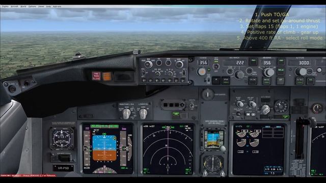 Flight Simulator Уход на второй круг Boeing 737 смотреть онлайн